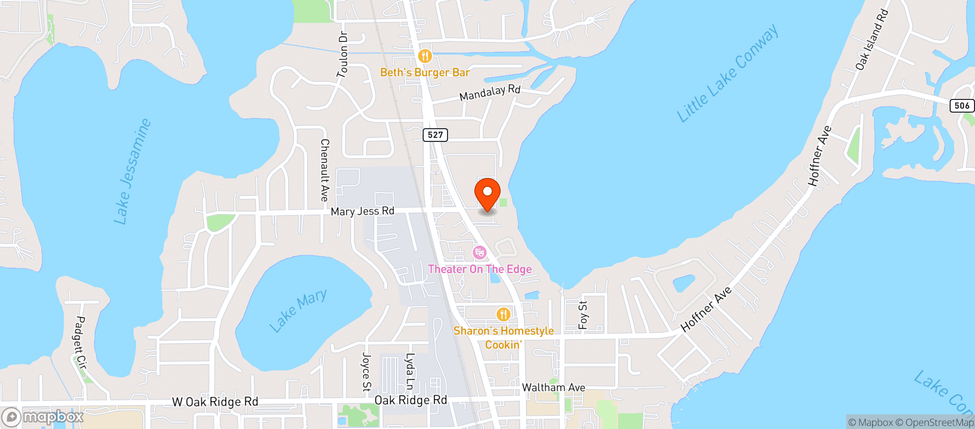 Map showing Fraternal Order Of Police
