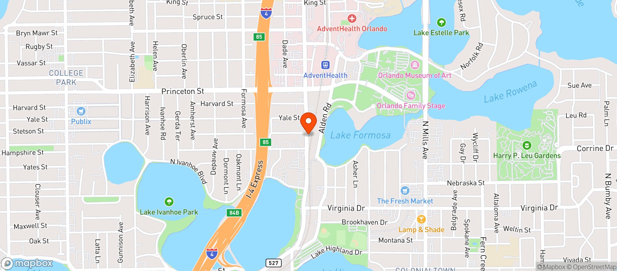 Map showing Caboose (the)