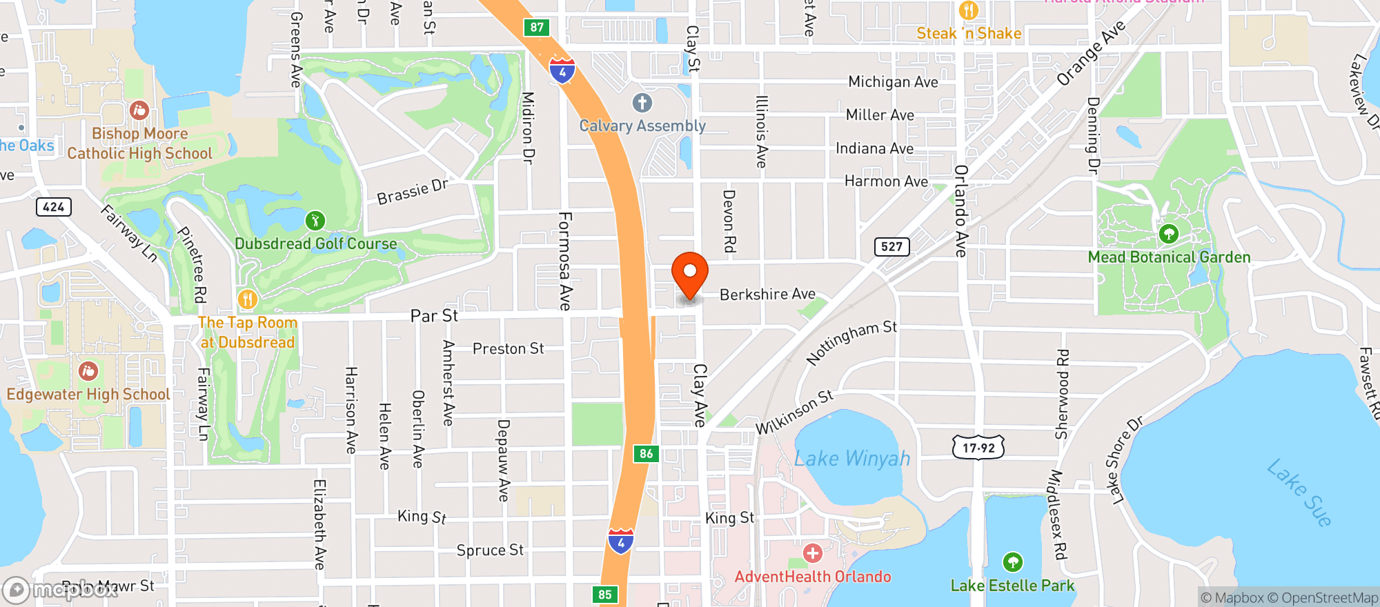 Map showing Circle K 2709754