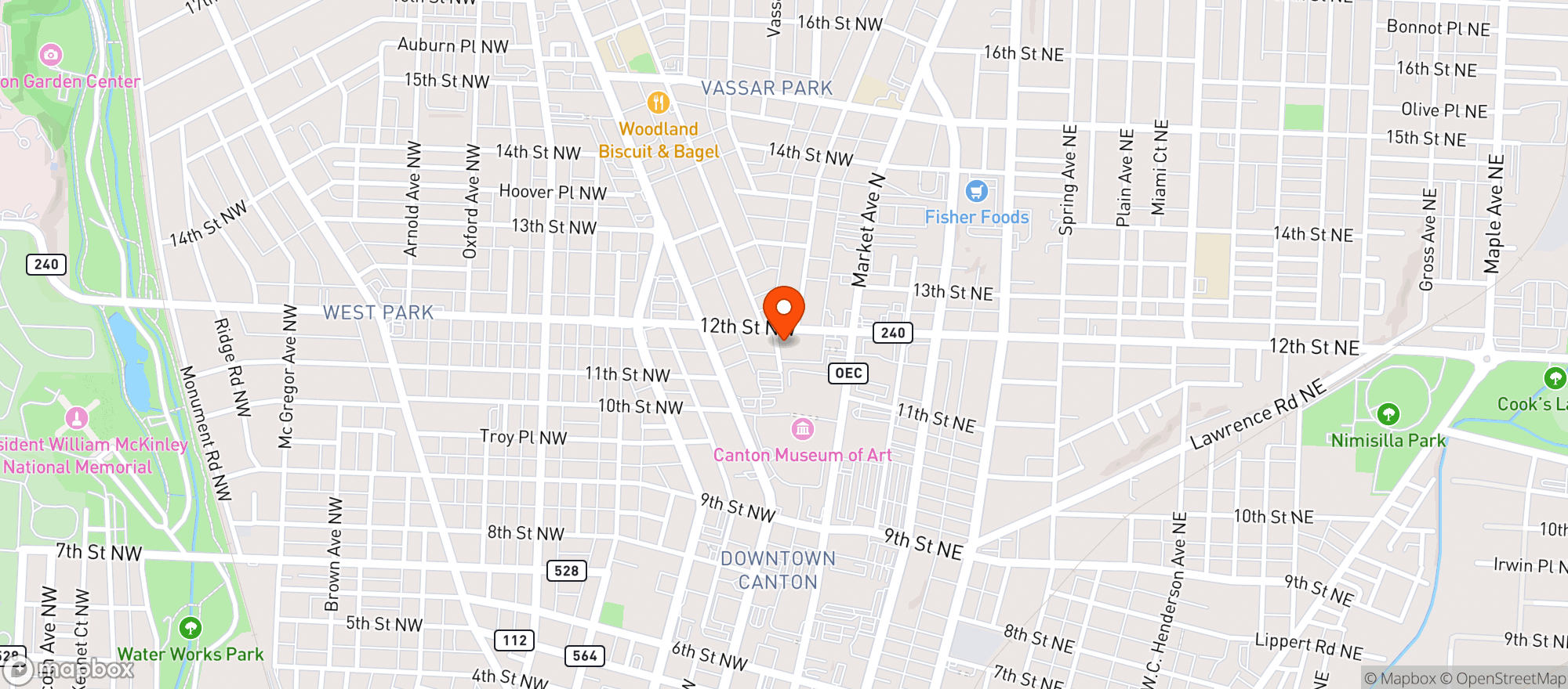 Map showing Desert Inn