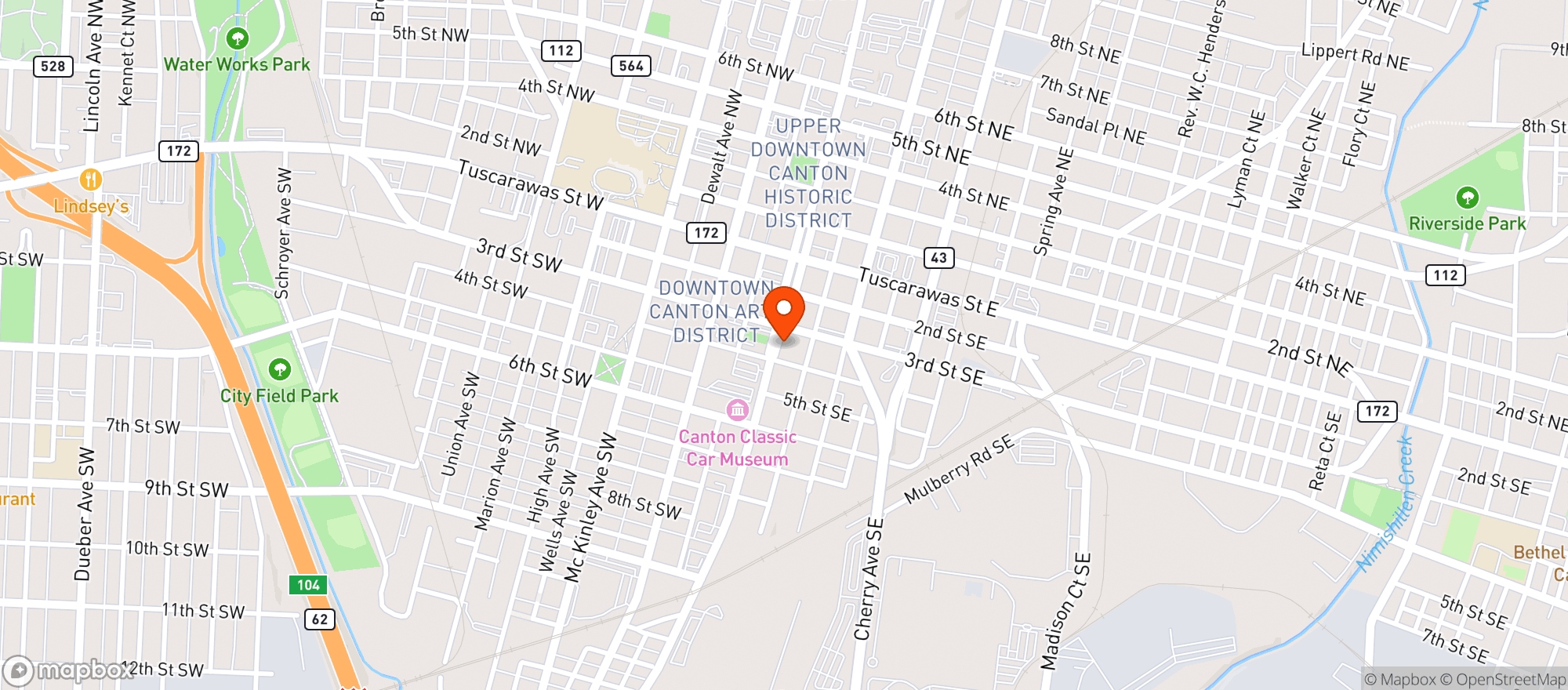 Map showing Doubletree By Hilton