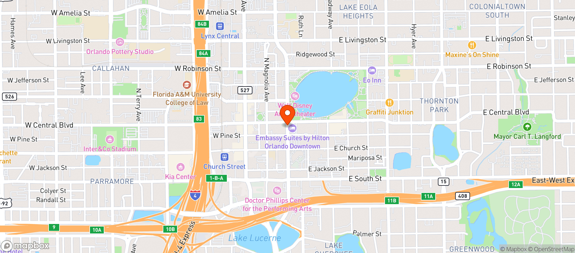 Map showing Dgx