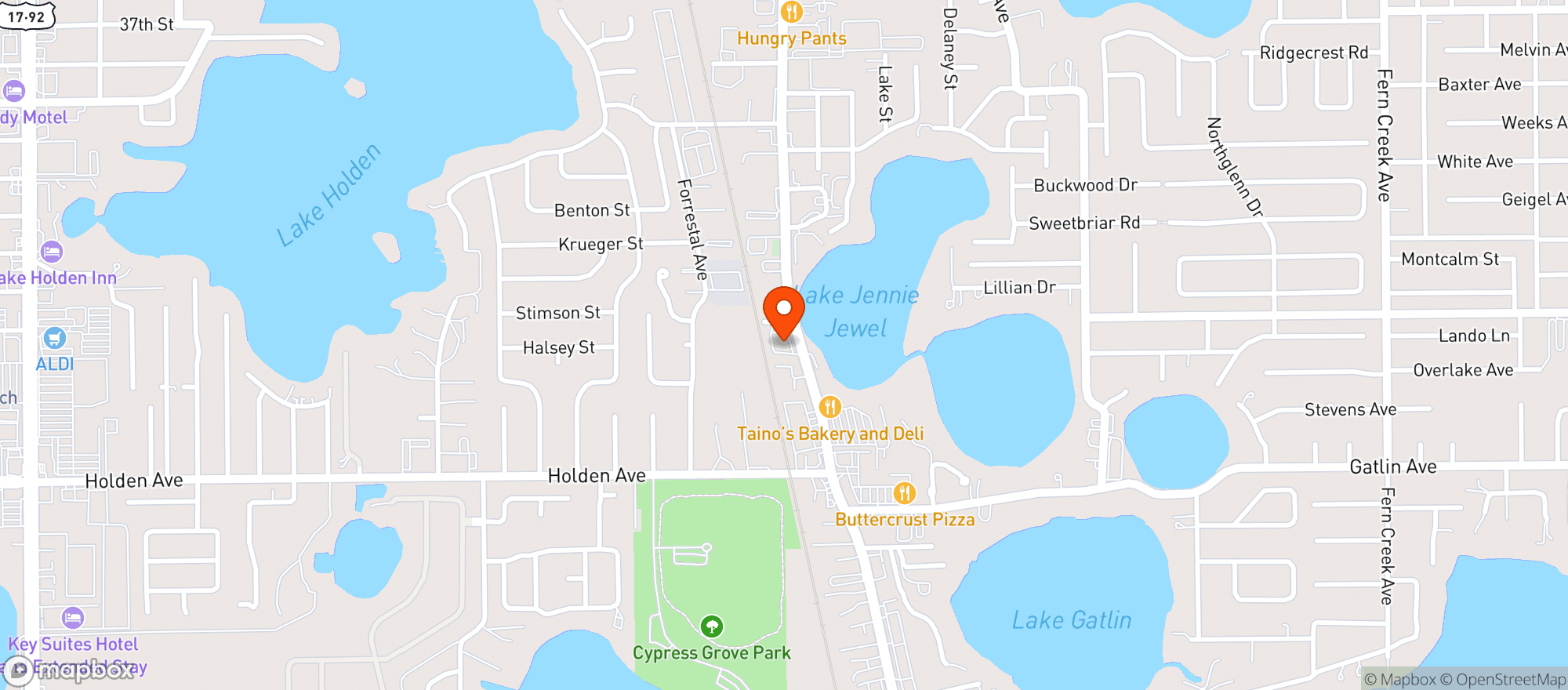 Map showing Van Barrys Public House