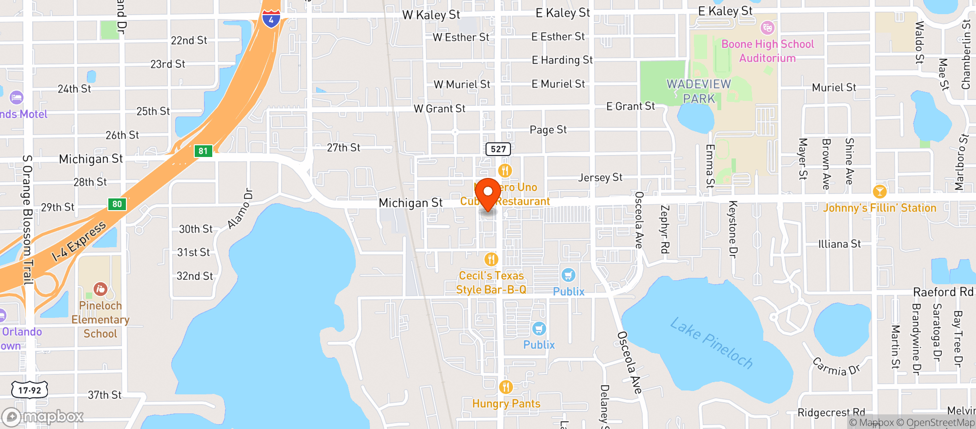 Map showing Abc Liquors