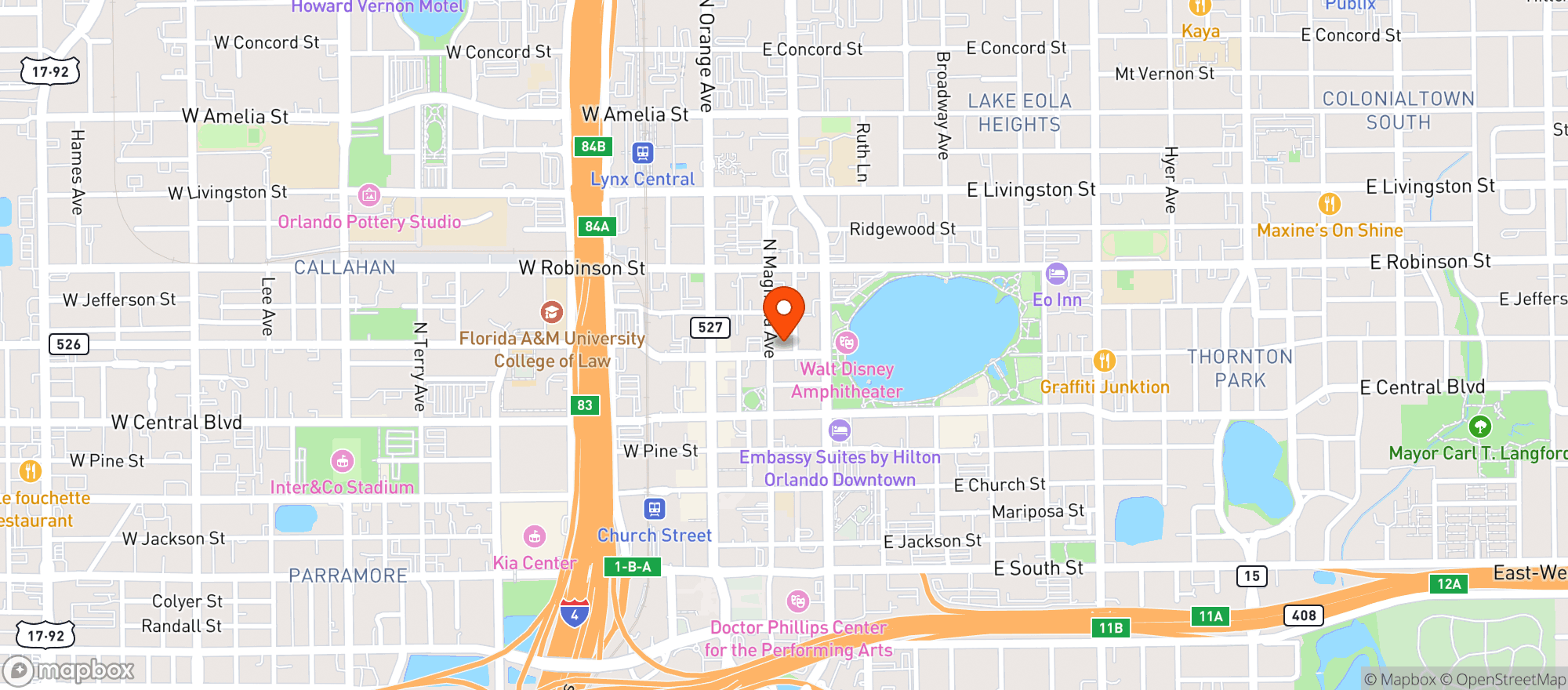 Map showing Therapy Brew Bar(closed)