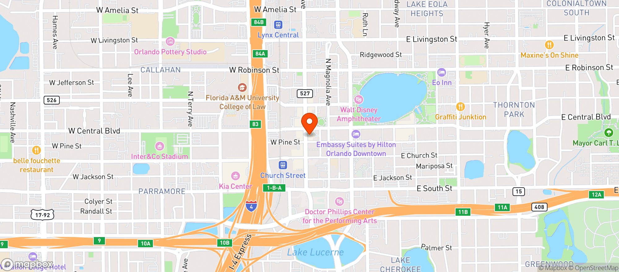 Map showing Stigma (closed)