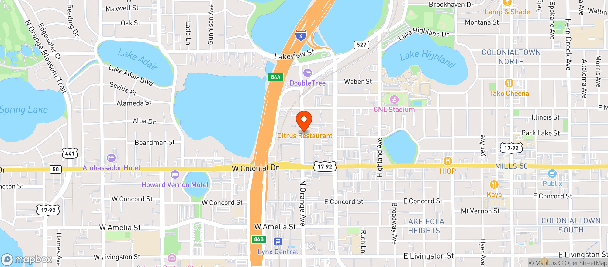 Map showing SPARROW WINE BAR