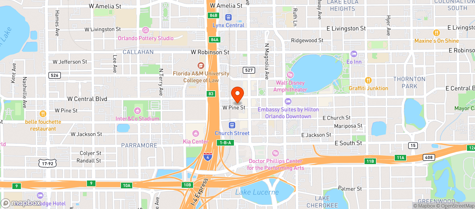 Map showing Dto Liquor Store