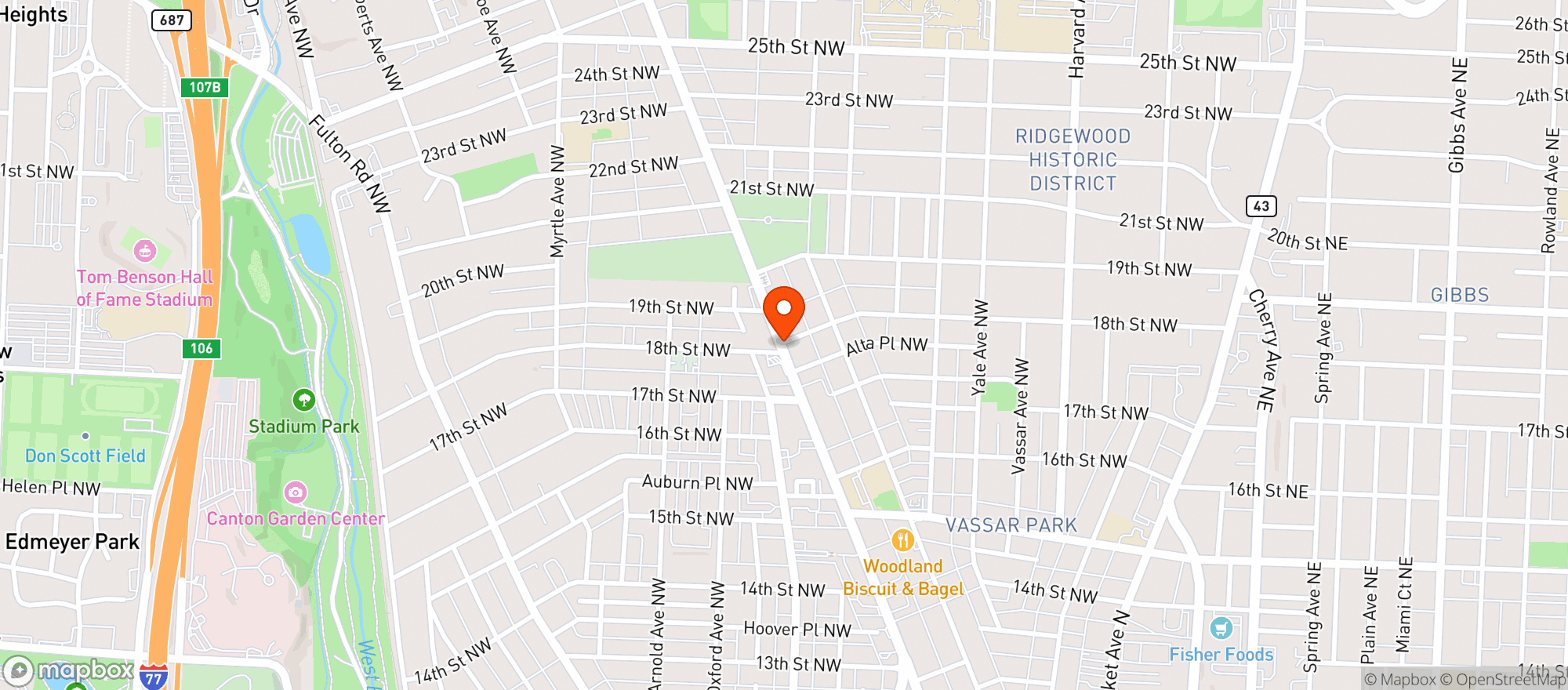Map showing Avenue Wine Shop