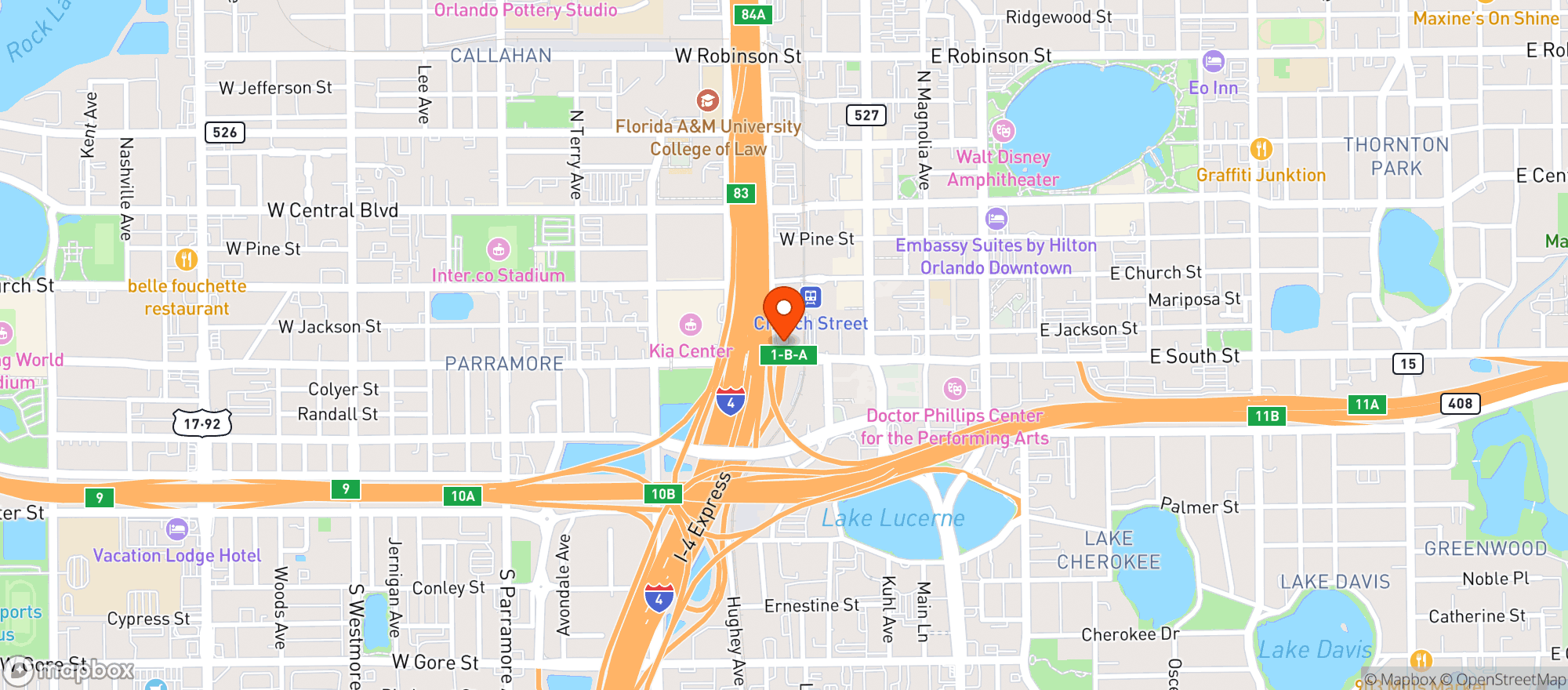 Map showing Ac Hotels By Marriott