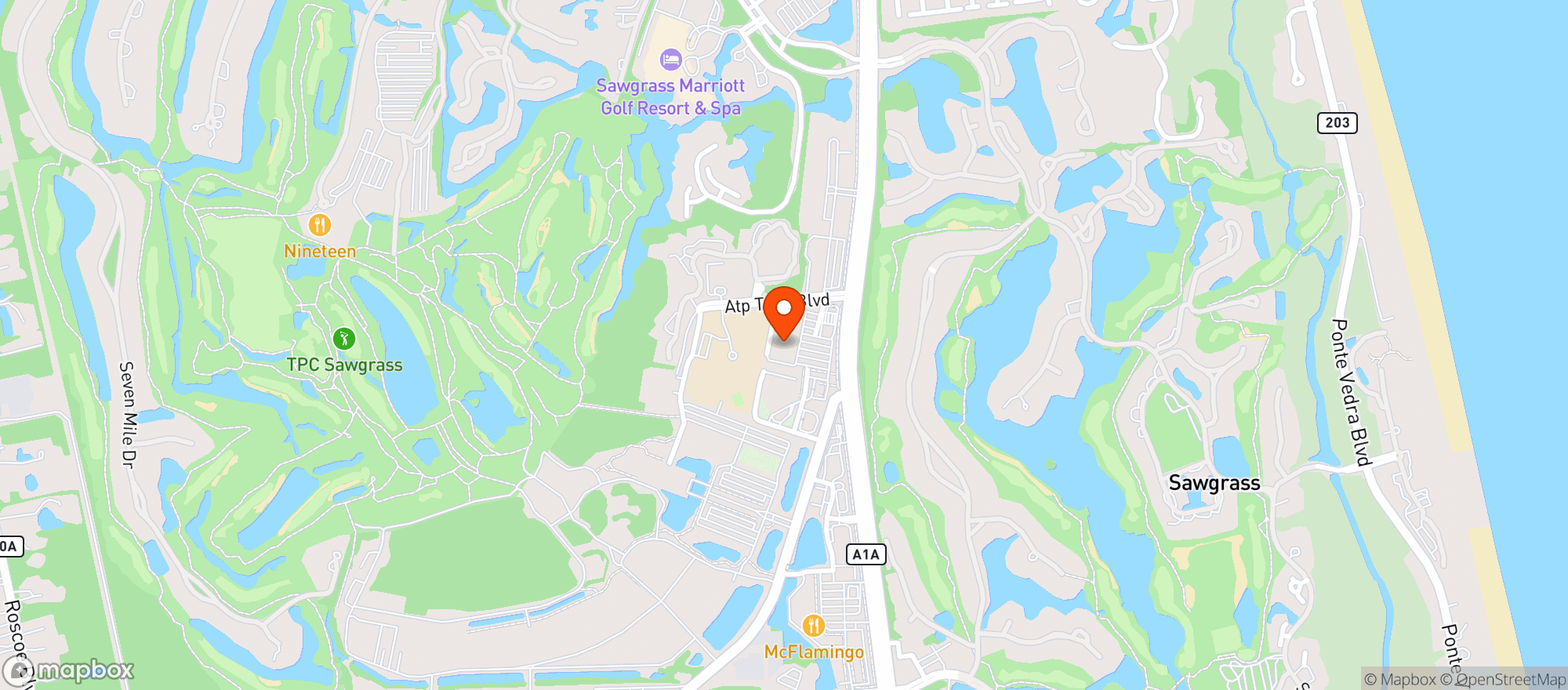 Map showing Fresh Market 025 - PV