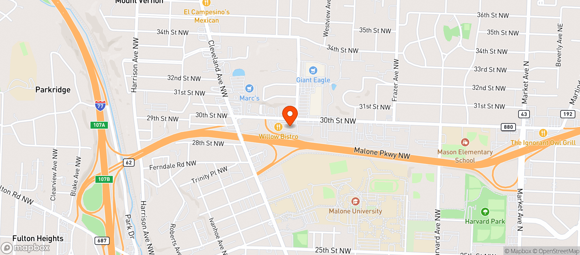 Map showing Jasmine