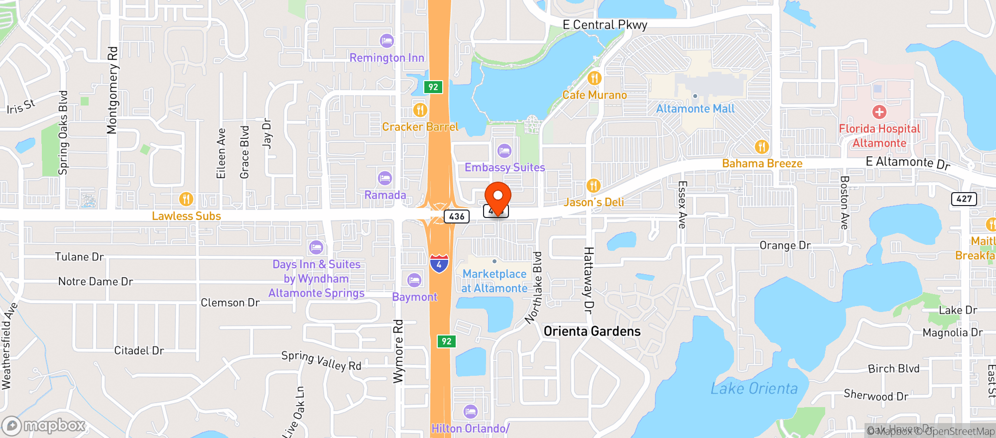 Map showing Total Wine & More
