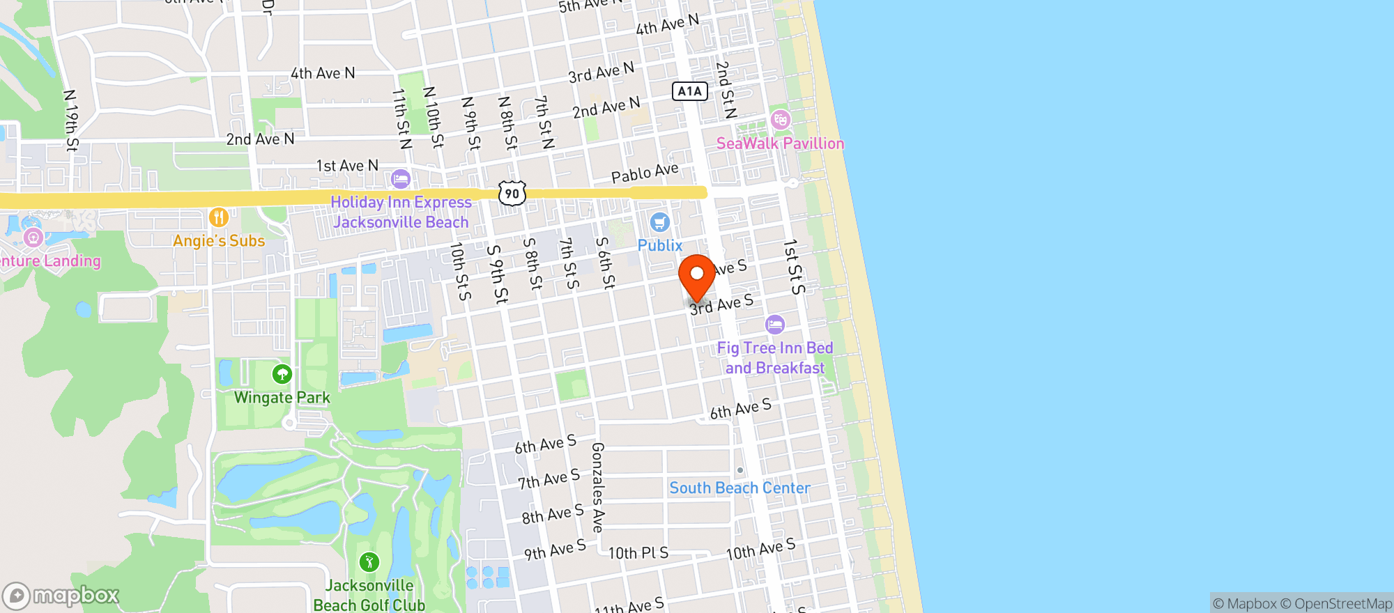 Map showing Cruisers Grill