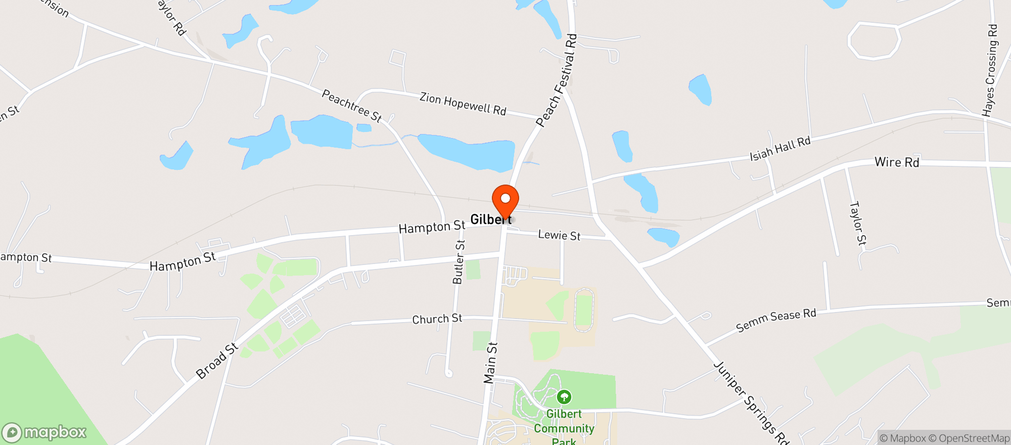 Map showing Quick Serve