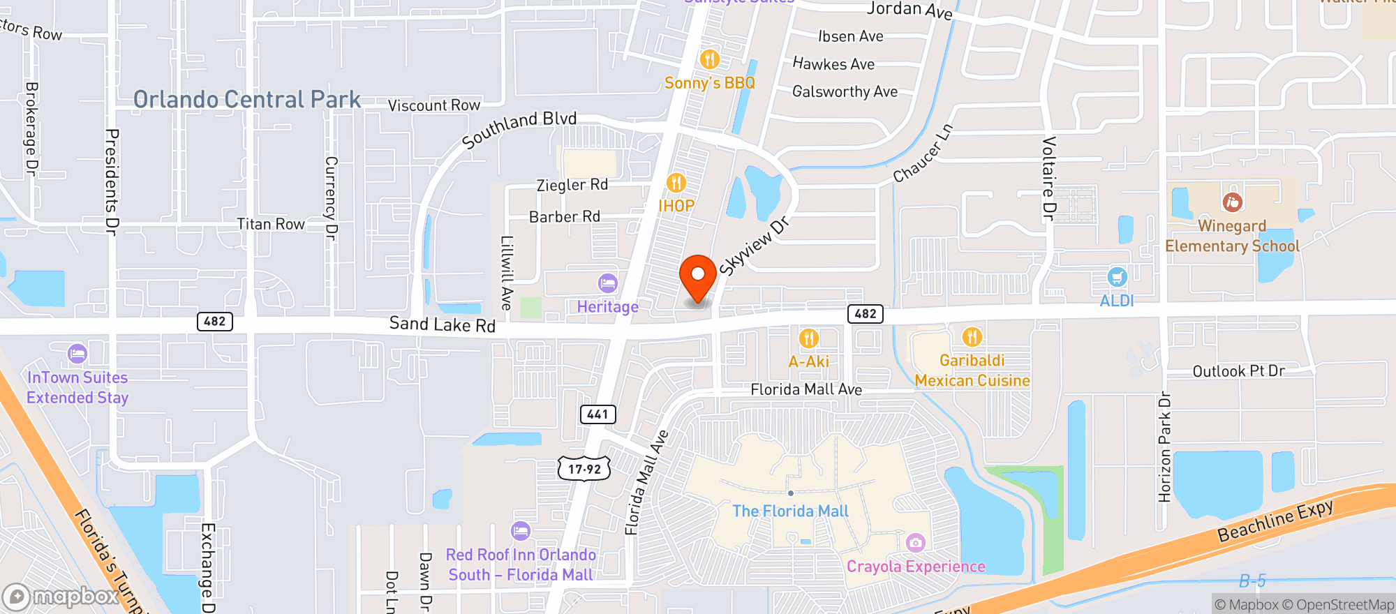 Map showing Havana Bistro & Cafe