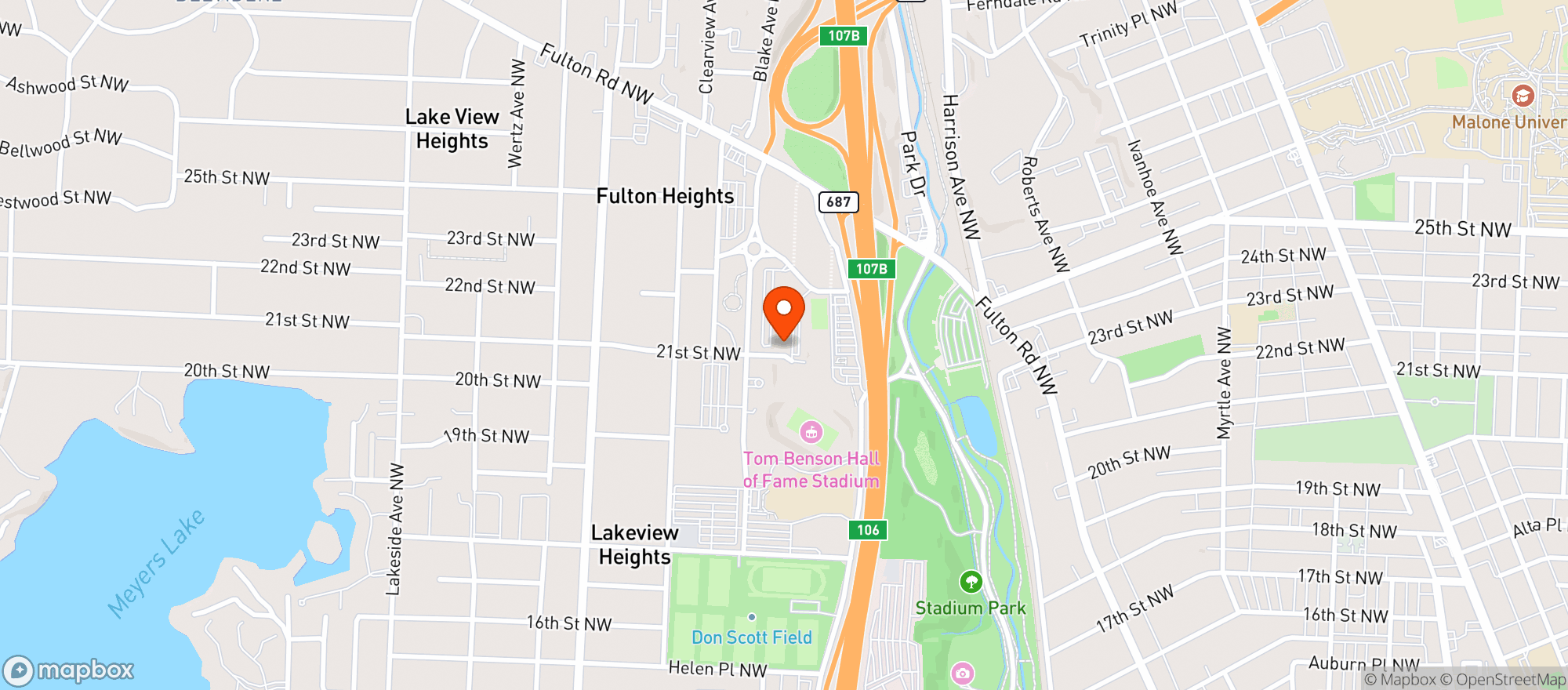 Map showing GRIDIRON GASTROPUB