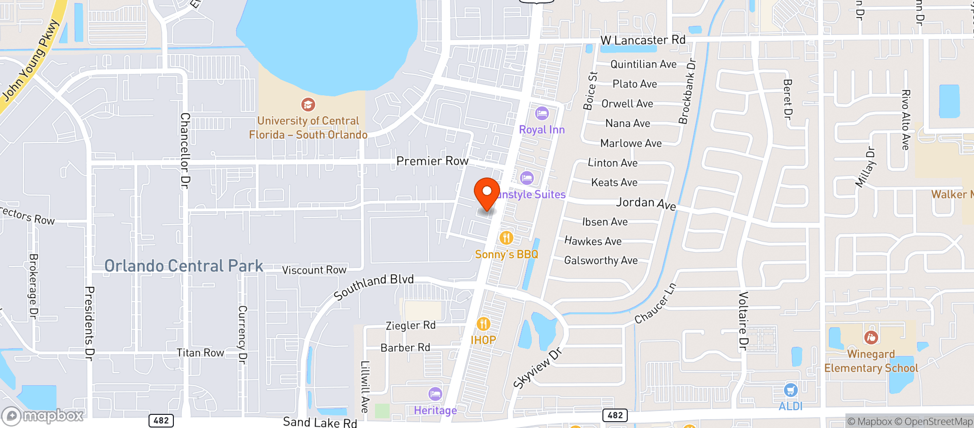 Map showing ALT1000