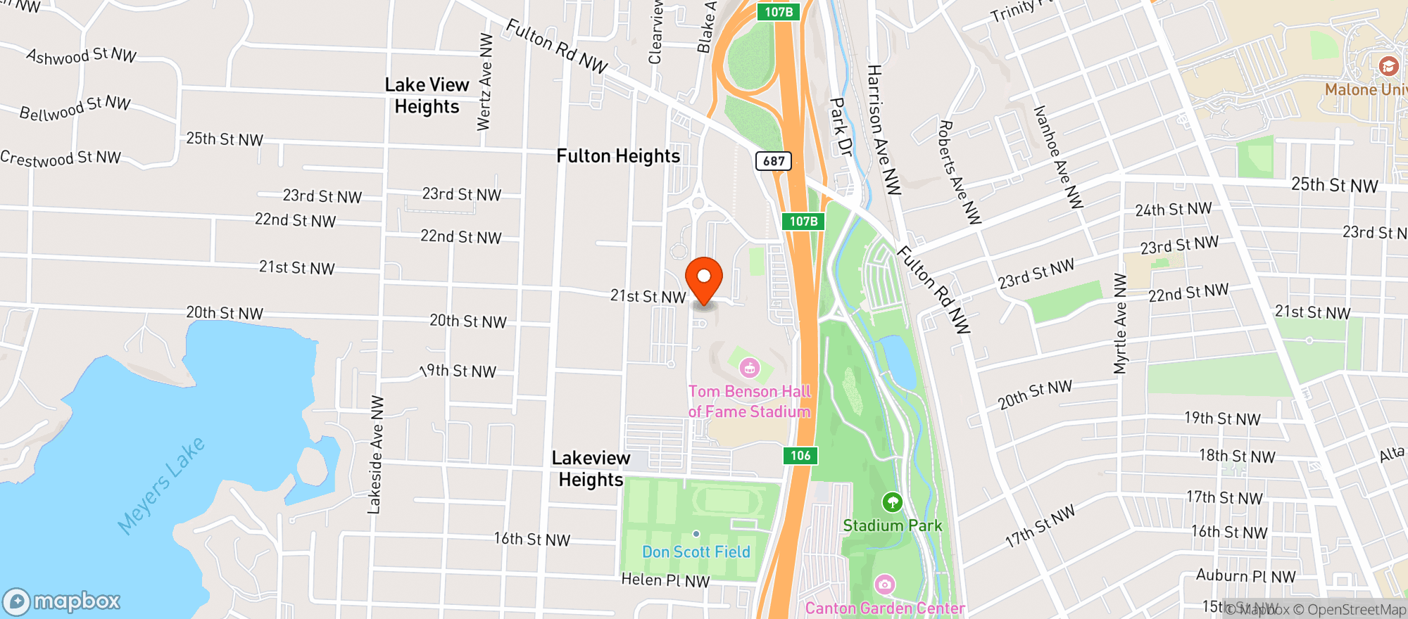 Map showing The Brew Kettle
