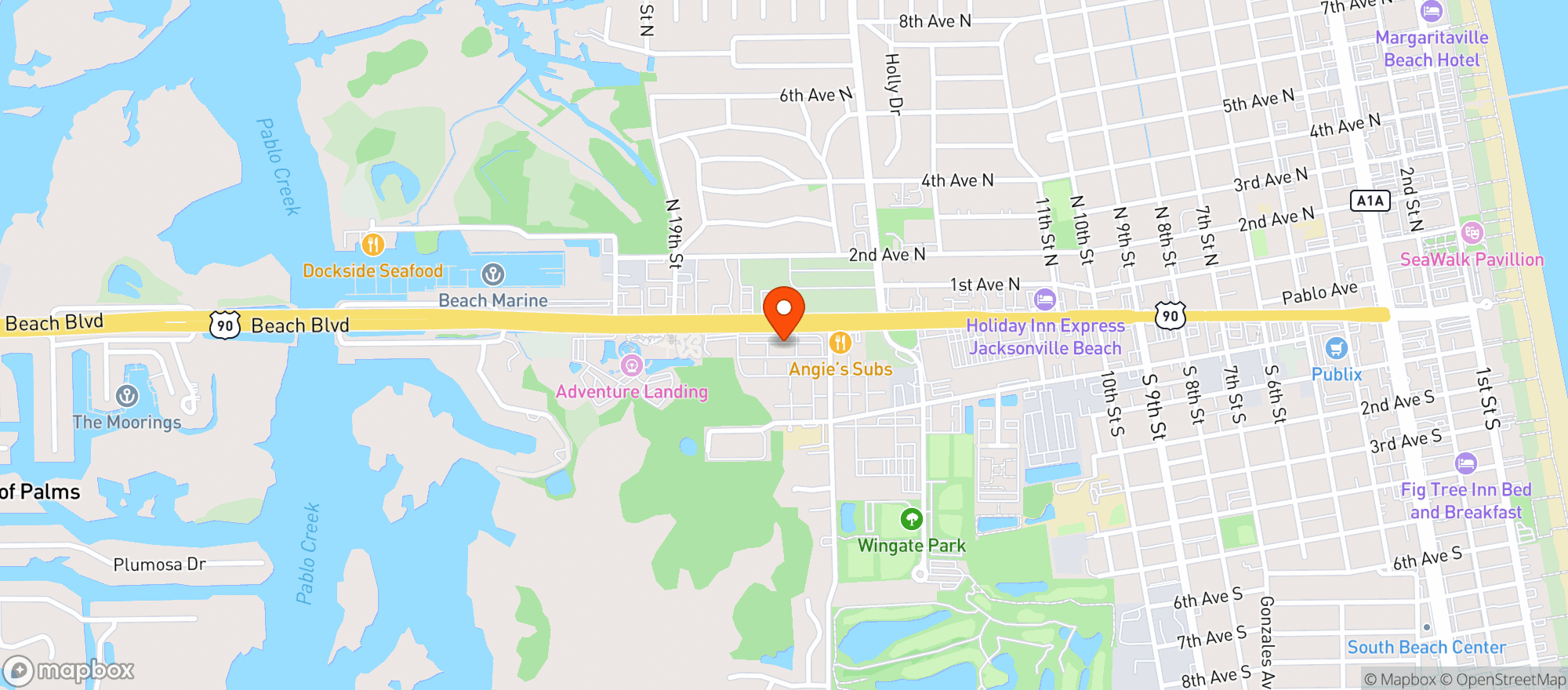 Map showing Engine 15 Brewing Co