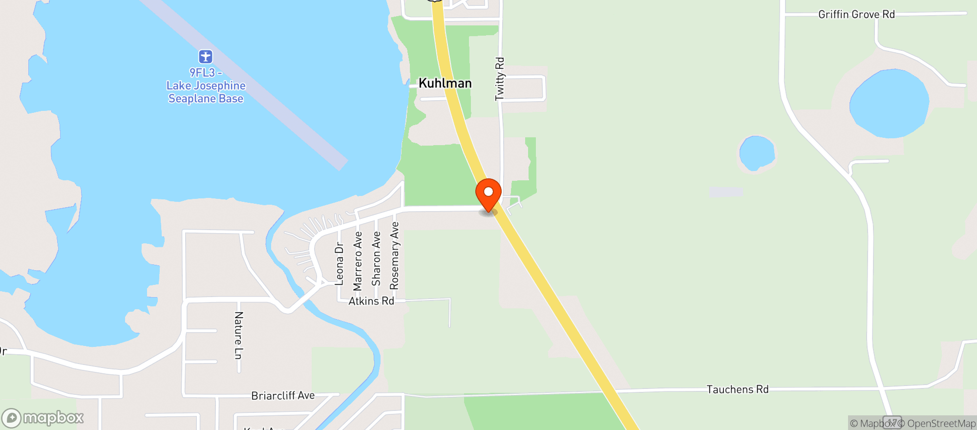 Map showing Jayvee Convenience