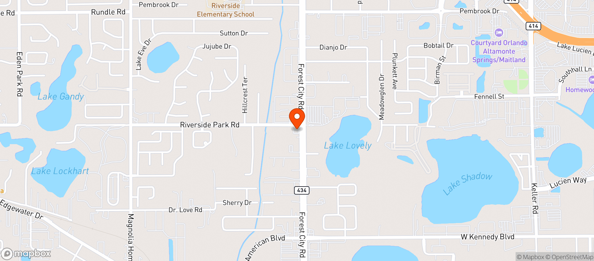 Map showing Circle K 2709760