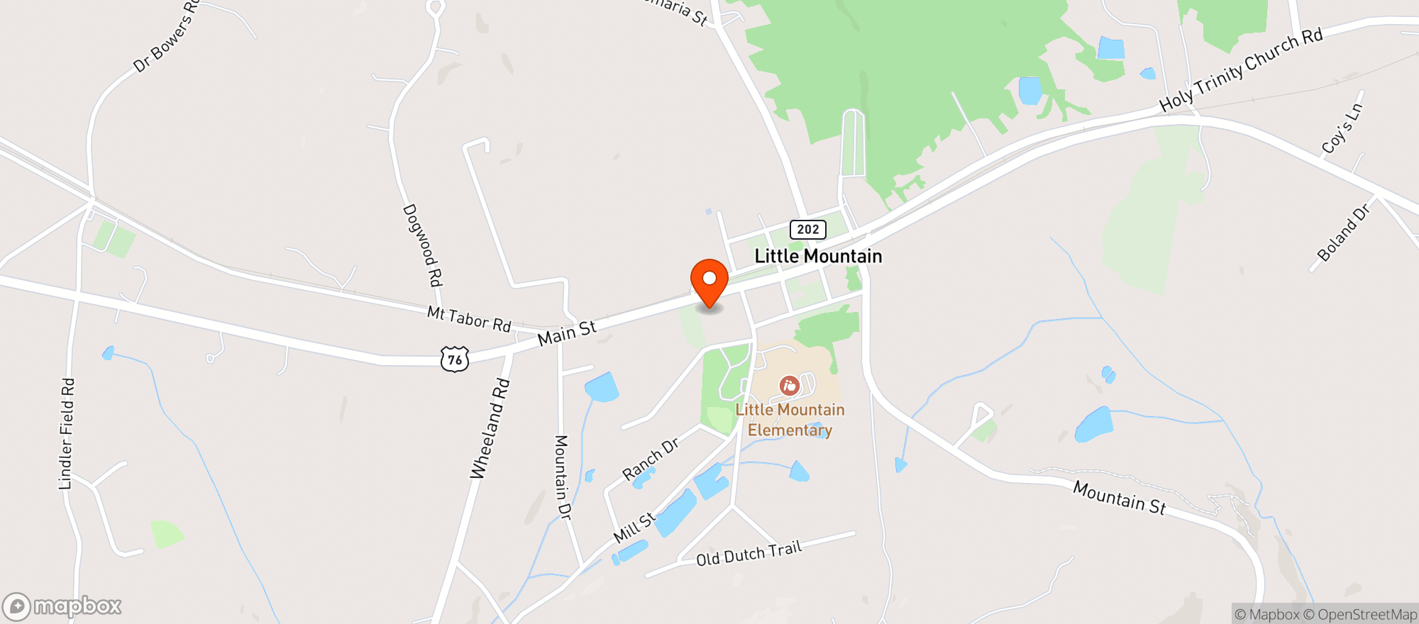 Map showing The Boland House