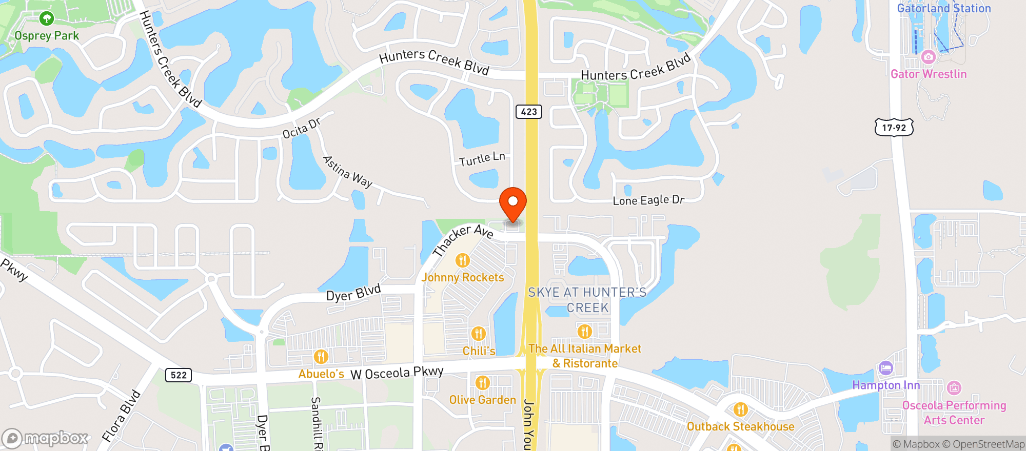 Map showing Abc Liquors #134