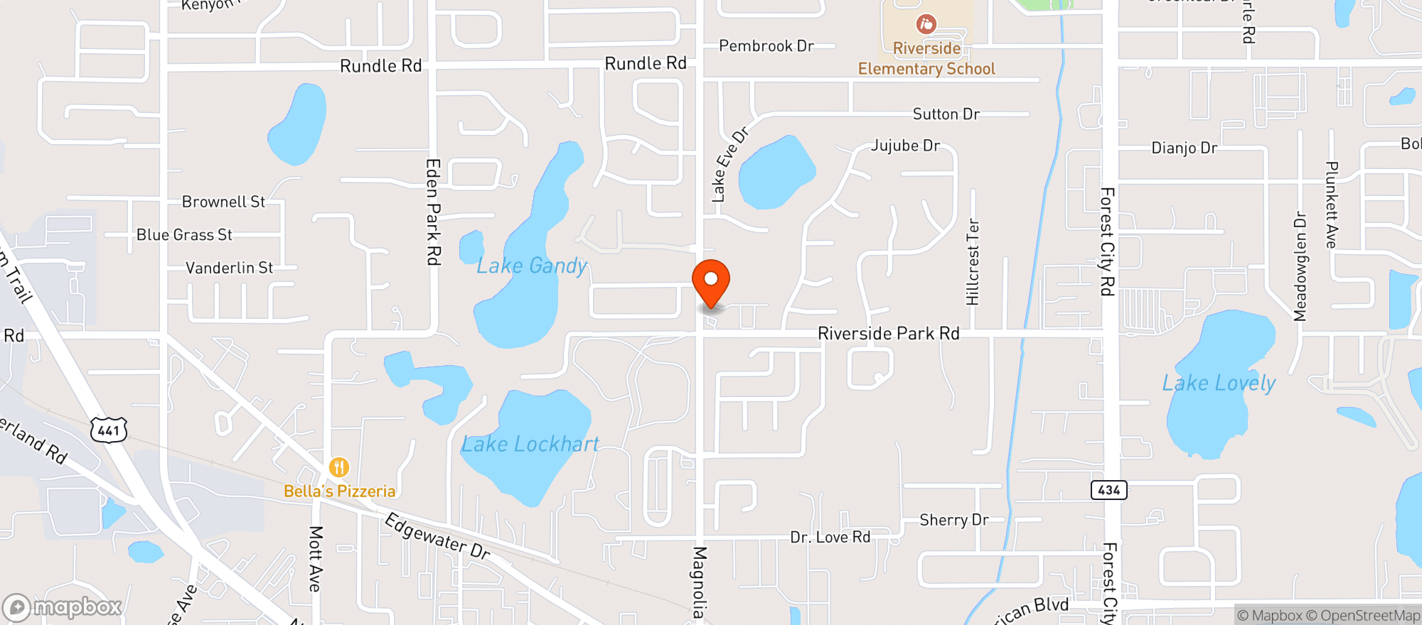 Map showing Circle K #2726189