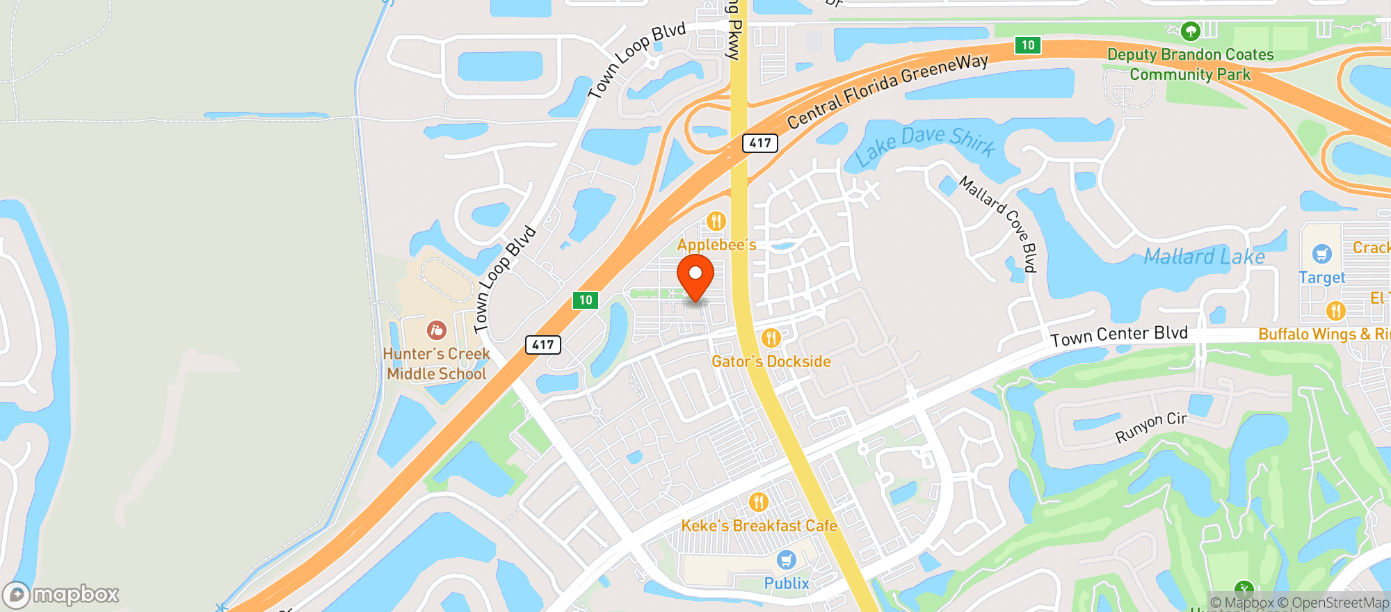 Map showing Mikado Sushi