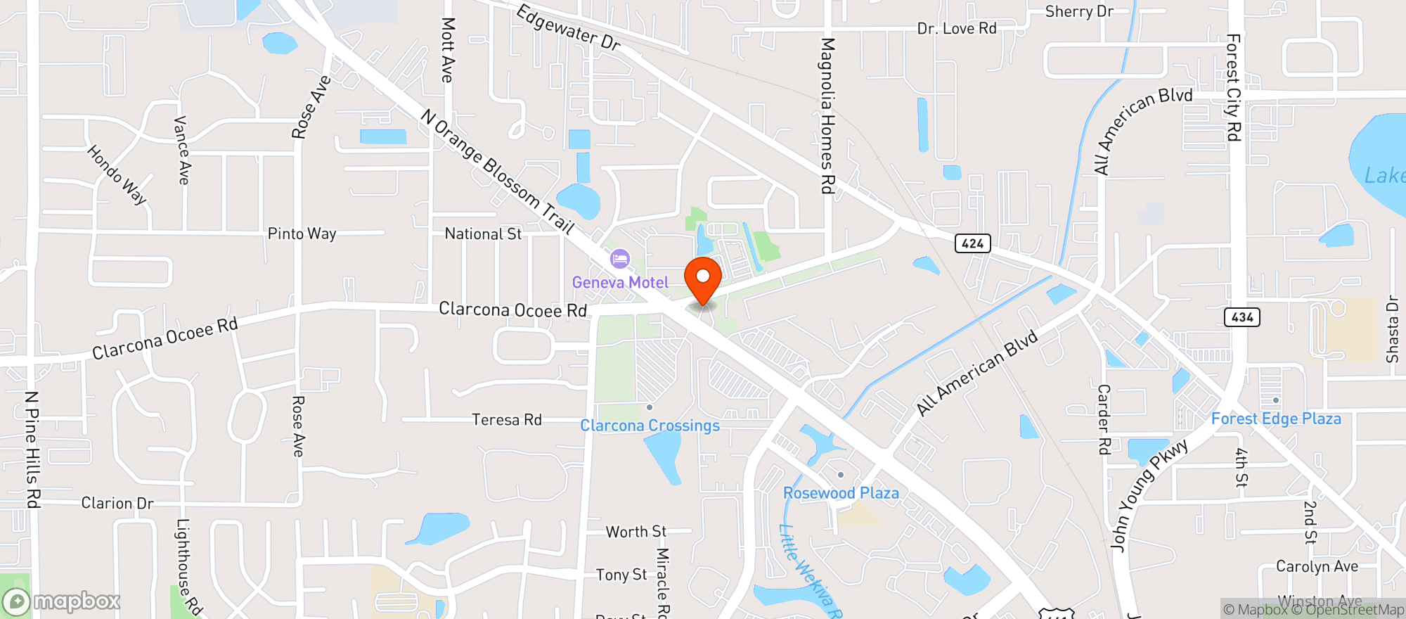 Map showing Circle K 2707510