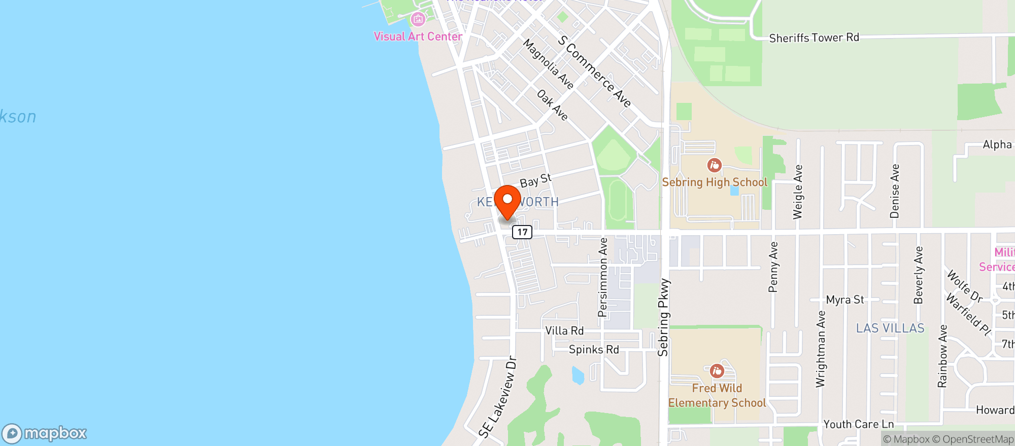 Map showing Dimitris Family Restaurant