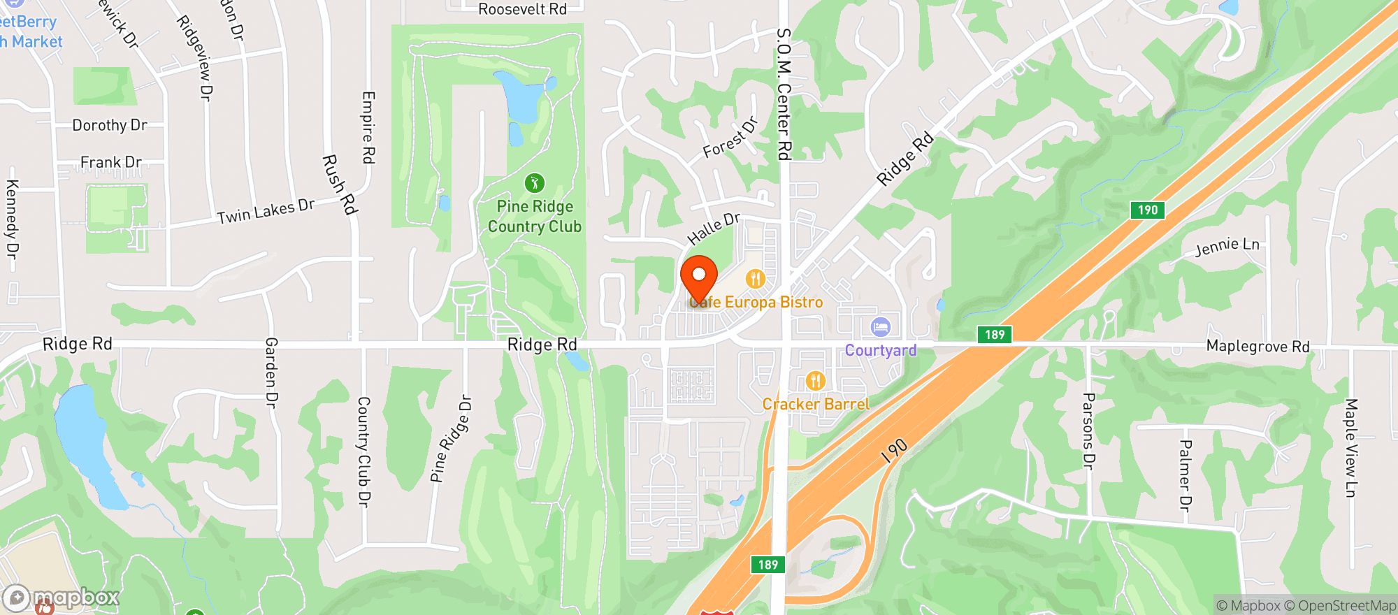 Map showing HEINEN'S (WILLOUGHBY)