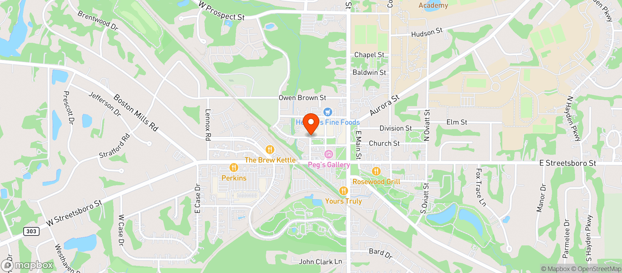Map showing Flip Side