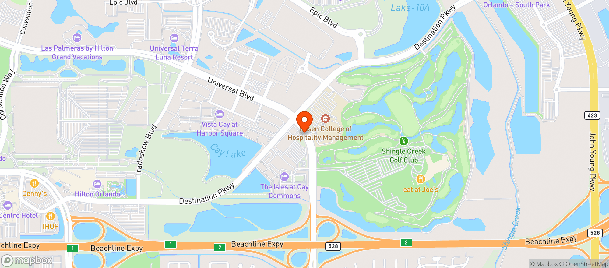 Map showing Publix Super Market