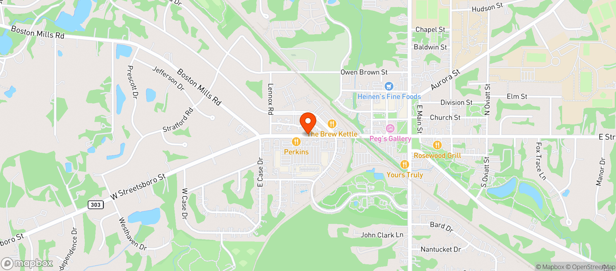 Map showing Acme Fresh Market