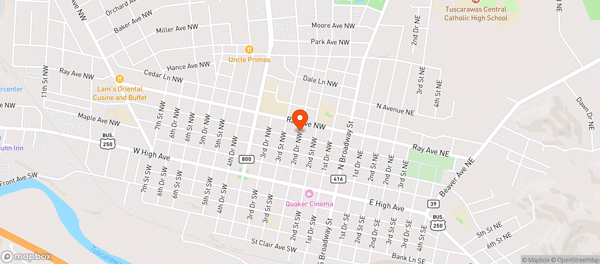 Map showing DISCOUNT DRUG MART