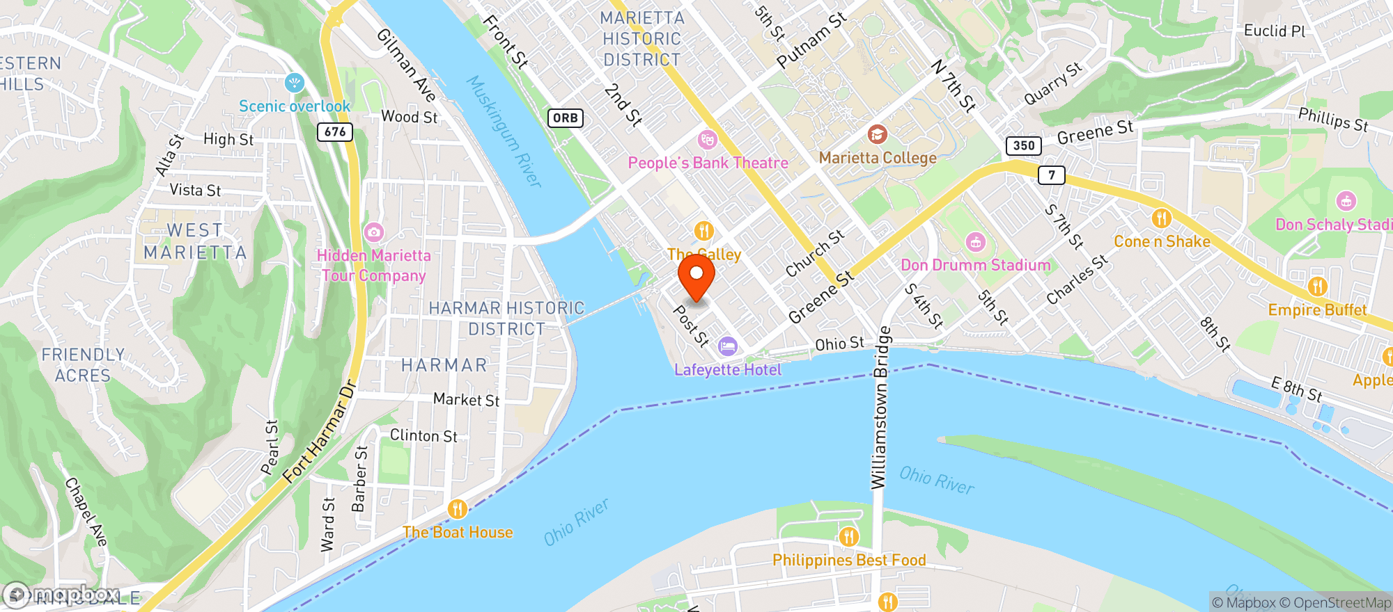 Map showing The Brewery
