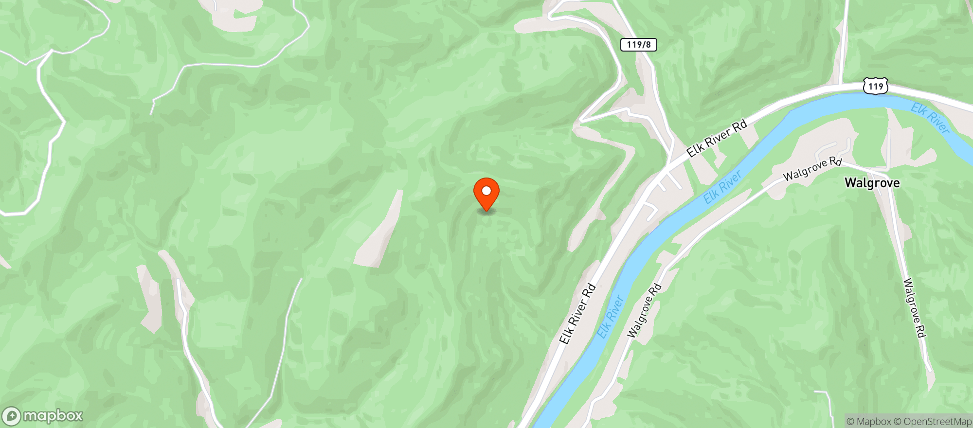 Map showing Elkview Supermarket
