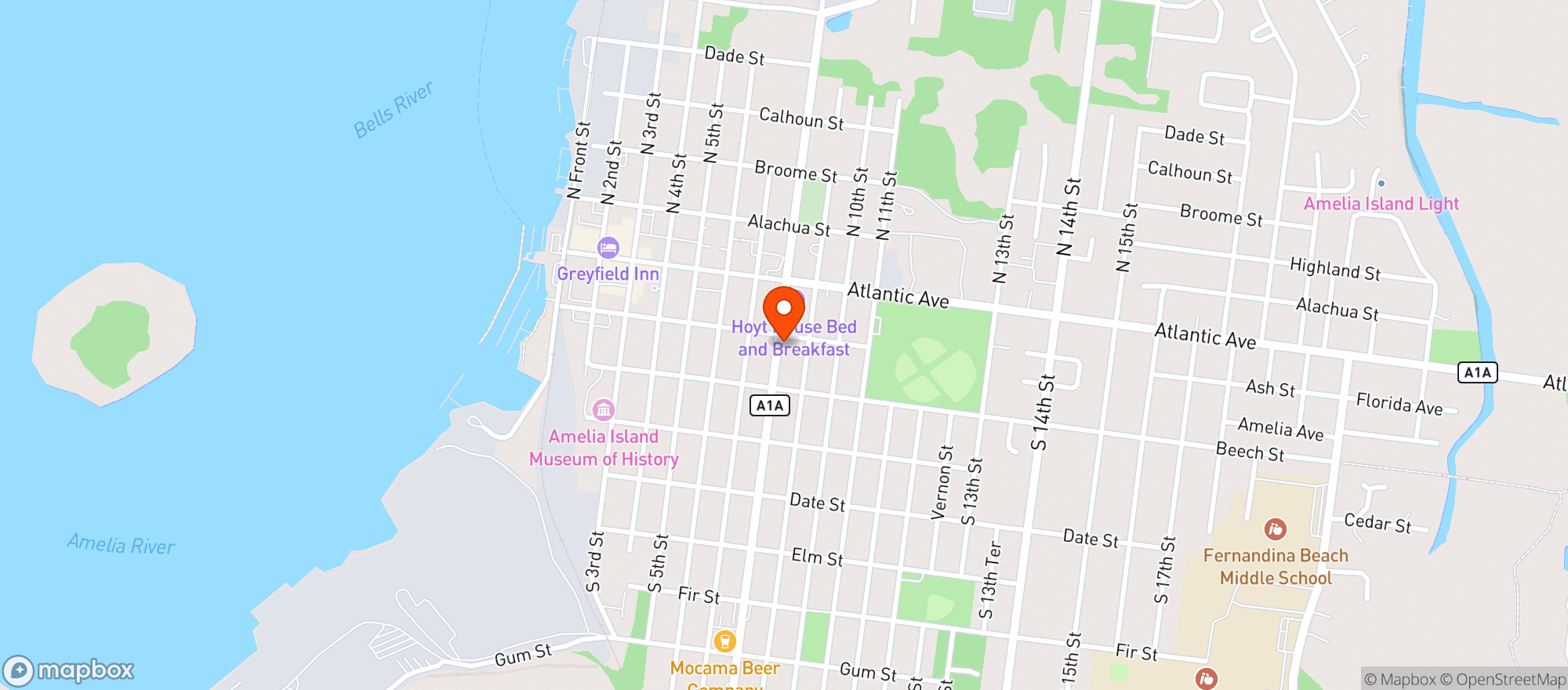 Map showing Davids Rest & Lounge