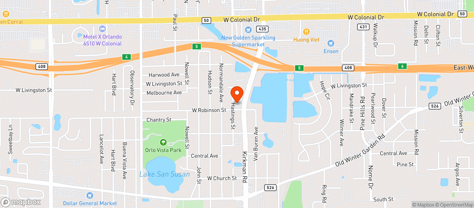 Map showing Town Star #495