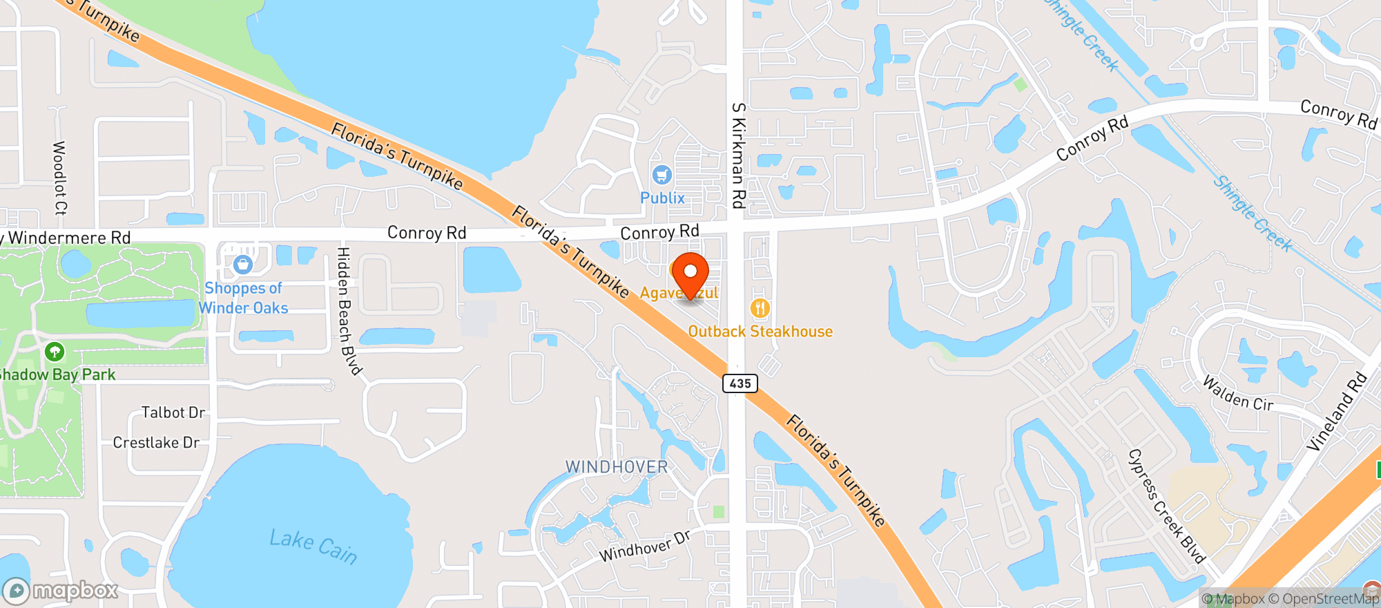 Map showing Gnc