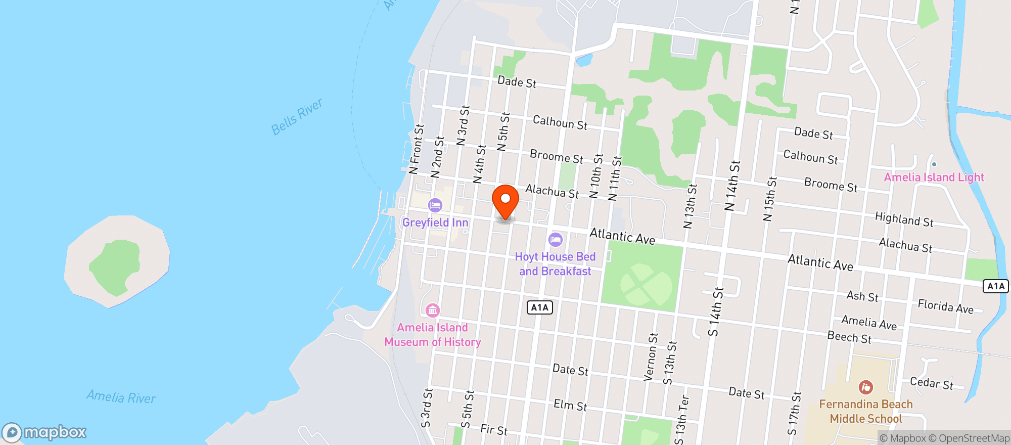 Map showing Peppers Cocina Mexicana Grill