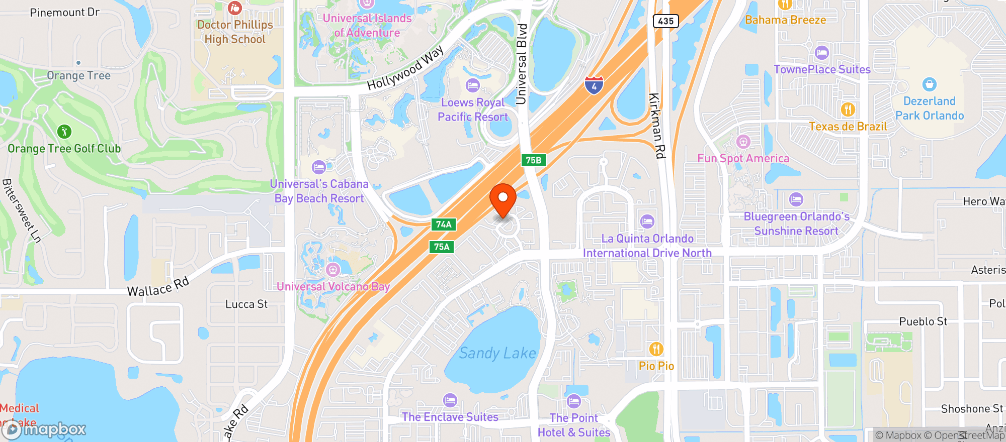 Map showing Corazon Cocina Mexicana