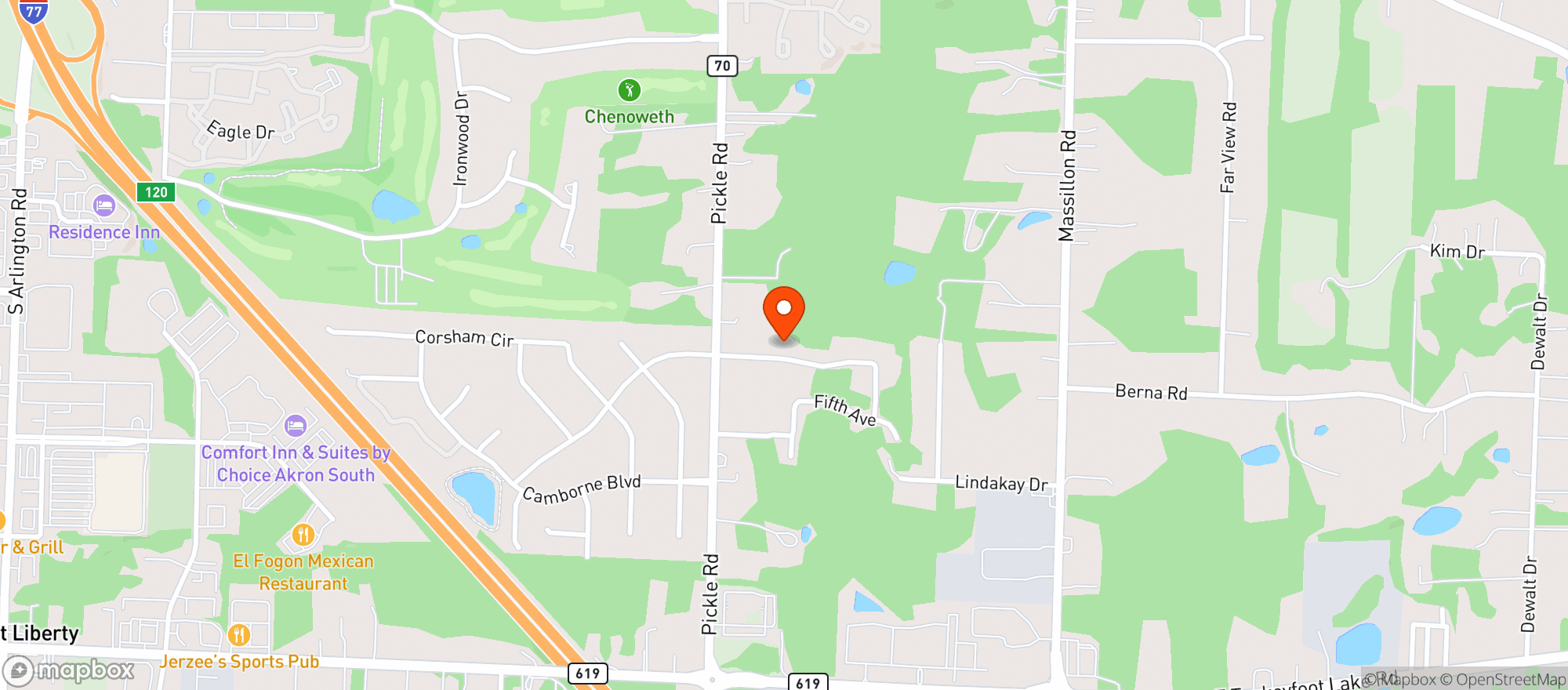 Map showing Bastin Brew Pub
