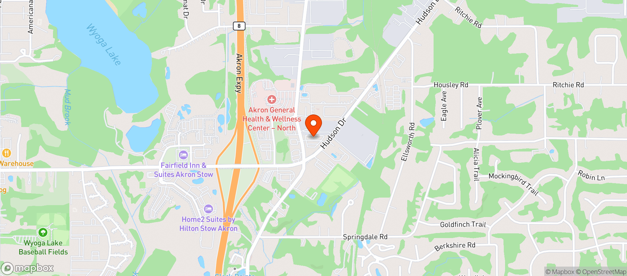 Map showing Steele House Kitchen & Bar