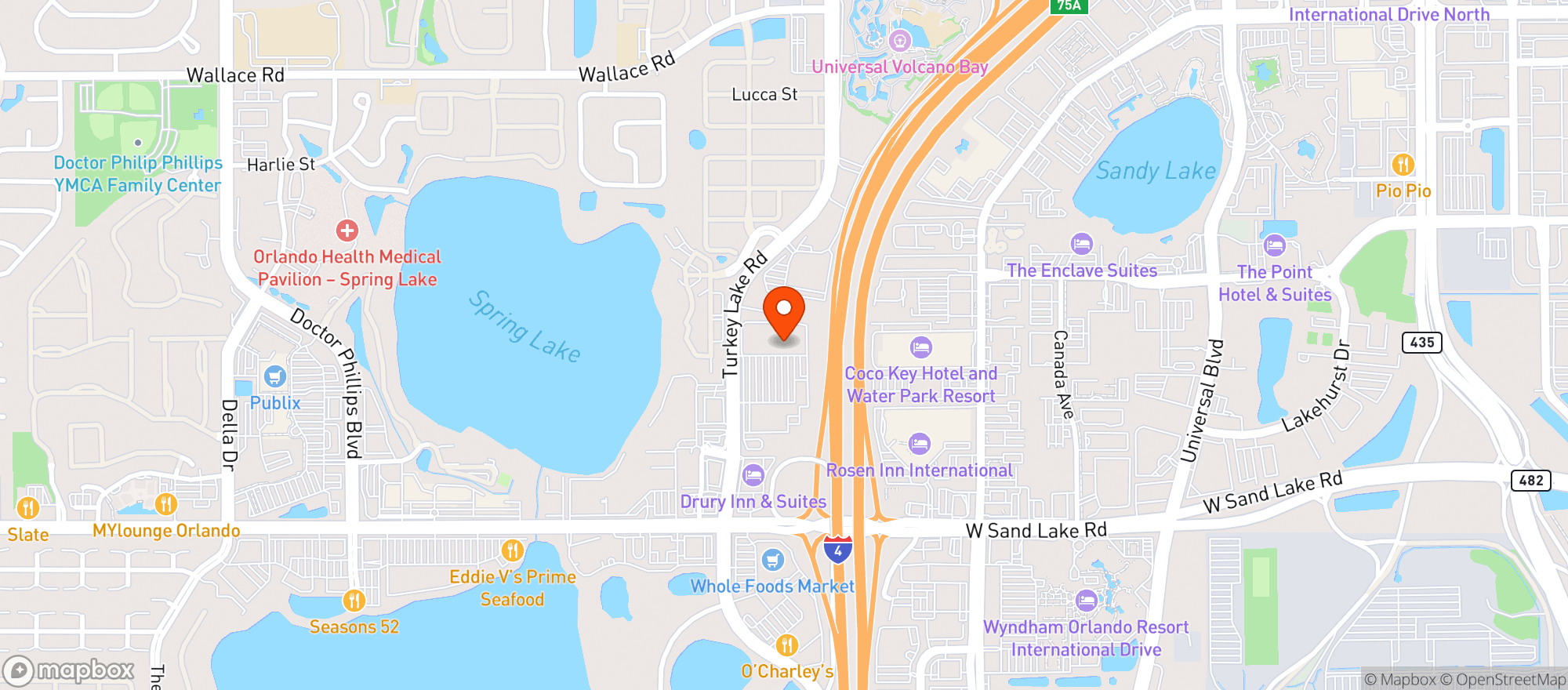 Map showing SPROUTS - ORLANDO
