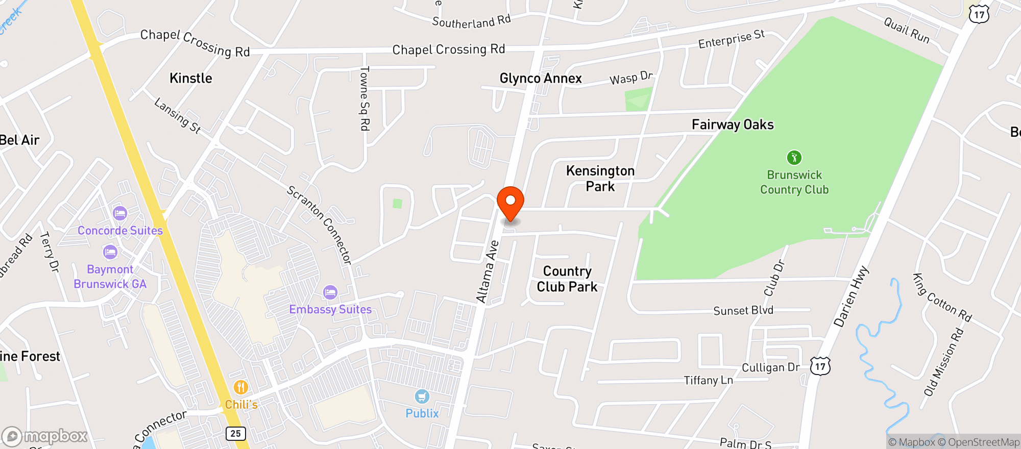 Map showing SNAPPY VAPE SHOP & GROCERY