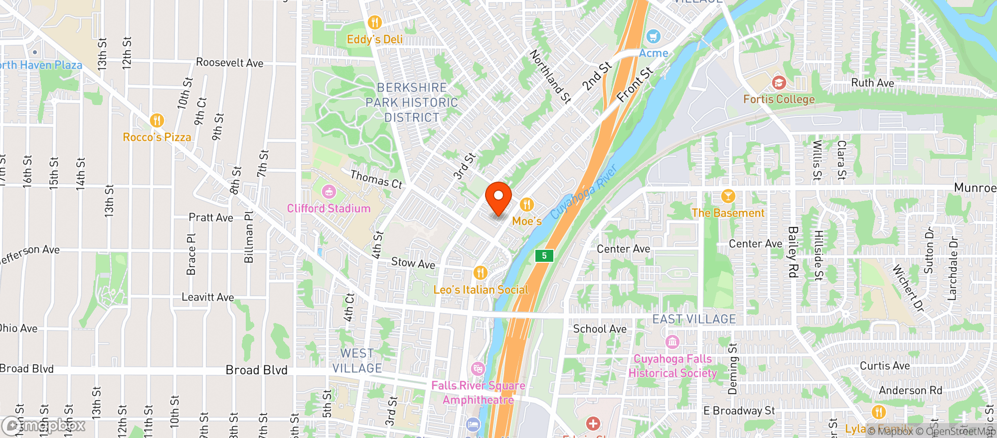Map showing Float The River