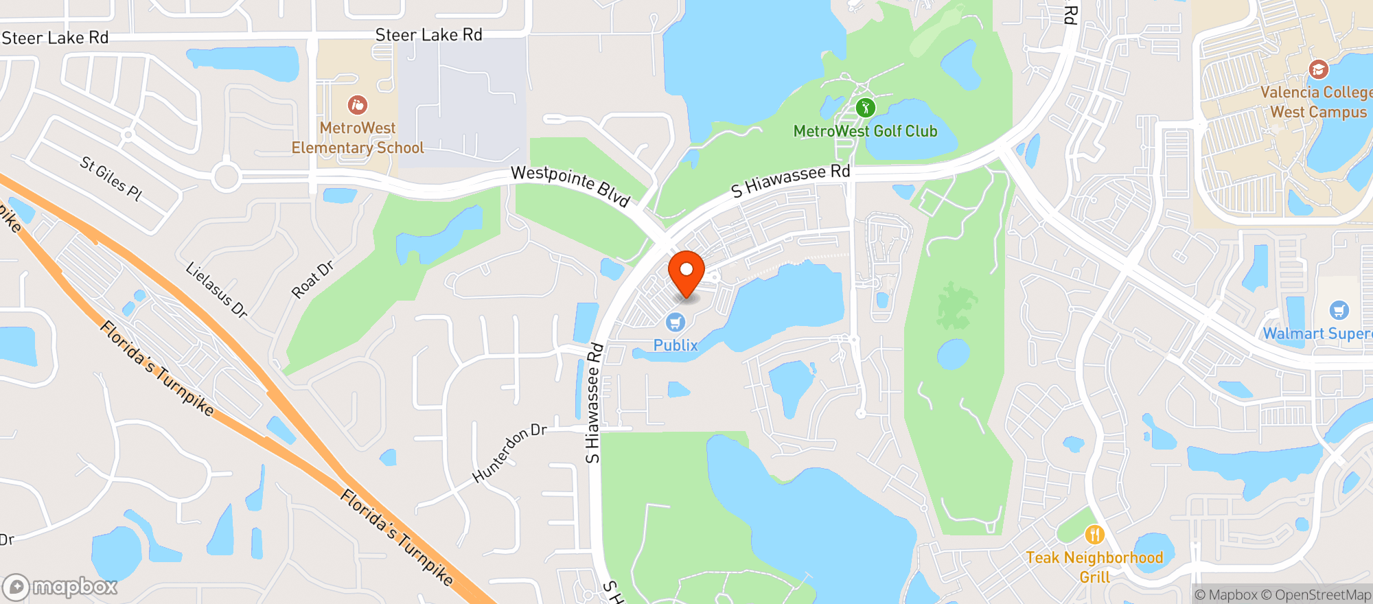 Map showing Hiawassee Wine & Liquors